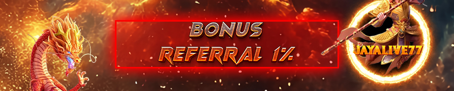 BONUS REFERRAL 1% TANPA BATAS